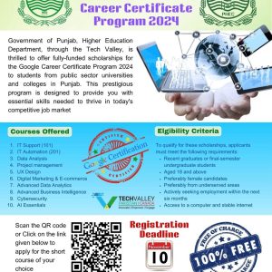 Career Certificate Program 2024