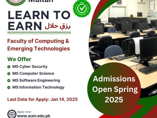 Spring Admission MS Programs 2025 CS