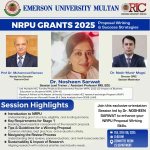 NRPU GRANTS 2025