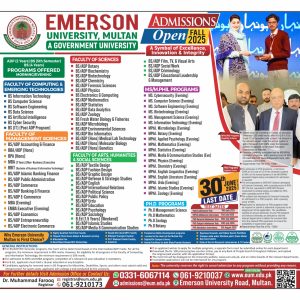 Admissions Open Fall 2025