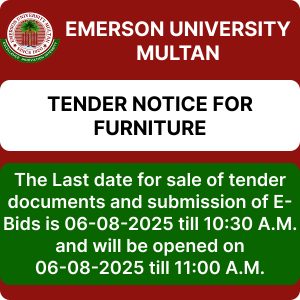 Tender Notice [Tender # EUM/DDP&S/2025-26/5]
