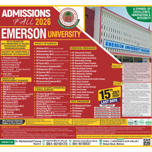 Admissions Open Fall 2026